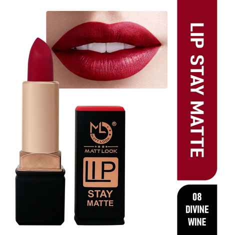 Buy Mattlook Stay Matte Lipstick, Divine-Wine (3.5 gm) - Purplle