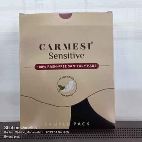 Carmesi Sensitive Sample Pack - Sanitary Pads (L, XL, XXL) Pack of 3