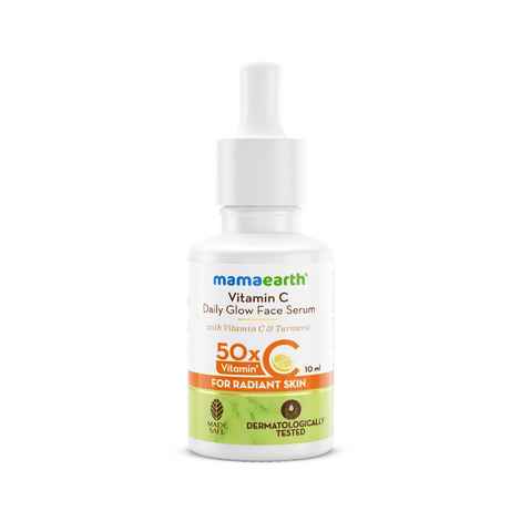 Mamaearth Vitamin C Daily Glow Face Serum with Vitamin C & Turmeric For Radiant Skin -10 ml