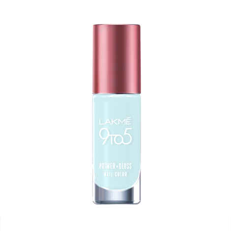 Buy Lakme 9to5 P+G Nail Sky Blue - Purplle