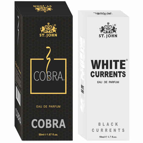 Buy St John Cobra 50 ml & White Current 50 ml Body Perfume Combo Gift Pack Eau de Parfum - 100 ml (For Men & Women) - Purplle