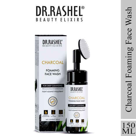 Buy Dr.Rashel Charcoal Foaming Face Wash (150 ml) - Purplle
