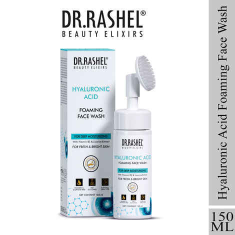 Buy Dr.Rashel Hyaluronic Acid Foaming Face Wash (150 ml) - Purplle