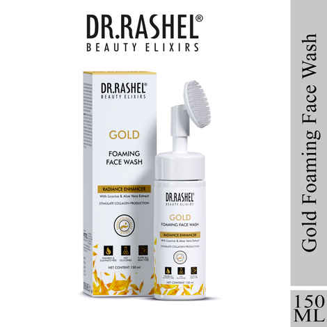 Buy Dr.Rashel Gold Foaming Face Wash (150 ml) - Purplle