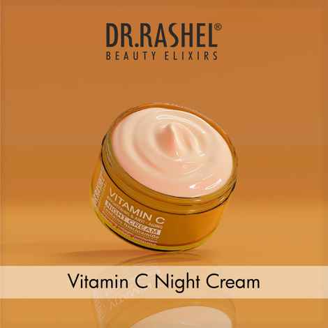 Buy Dr.Rashel Vitamin C Night Cream for Brightening and Anti-Aging (50 gm) - Purplle