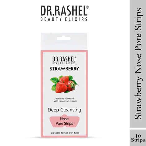 Buy Dr.Rashel Strawberry Nose Pore Strip Deep Cleansing (10 Strips) - Purplle