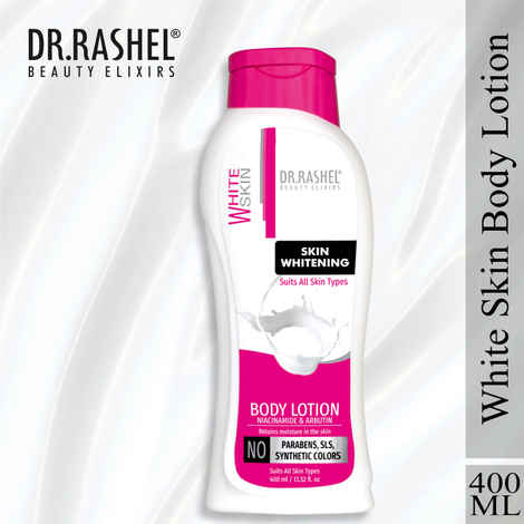 Buy Dr.Rashel White Skin Skin Whitening Body Lotion Suits All Skin Types (400 ml) - Purplle
