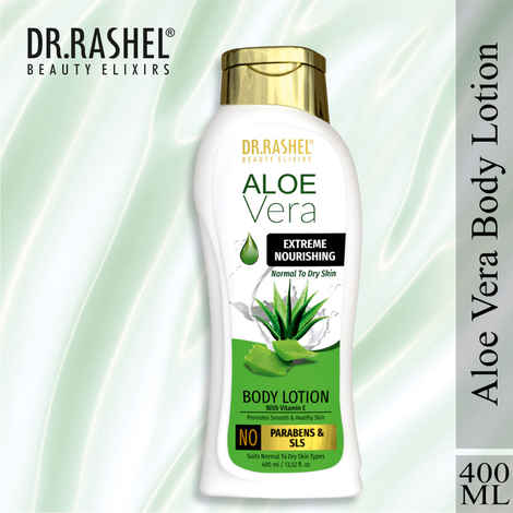 Buy Dr.Rashel Aloe Vera Extreme Nourishing Body Lotion Suits Normal To Dry Skin Types (400 ml) - Purplle