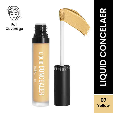 Buy Swiss Beauty Liquid concealer Yellow (6 gm) - Purplle