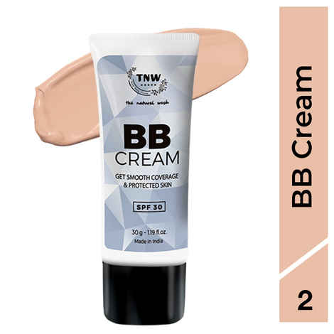 Buy TNW The Natural Wash BB Cream for Medium Coverage & No Makeup Look | BB cream with SPF 30 and Natural Ingredients | Suits Medium to Deep Skin Tones - 30 gm - Purplle