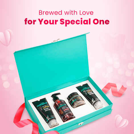 mCaffeine Coffee Shower Temptations Gift Kit| Premium Gift kit ,455 gm