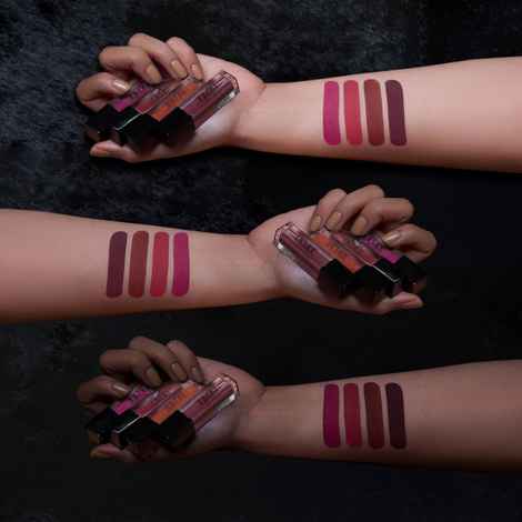 RENEE Stay With Me Minis Matte Liquid Lipsticks, 02 Nutty Nudes 2 ml each, Long lasting, Light Weight & Non Transfer Formula, Water & Smudge Proof