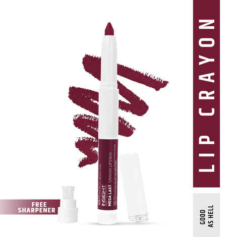 Buy INSIGHT COSMETICS MEGA LAST CRAYON LIPSTICK_GOOD AS HELL (09) - Purplle