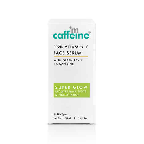 mCaffeine Green Tea Face Serum with Vitamin C 15% - 30 ml