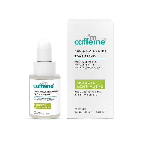 mCaffeine Green Tea Face Serum with Niacinamide 10% - 30 ml