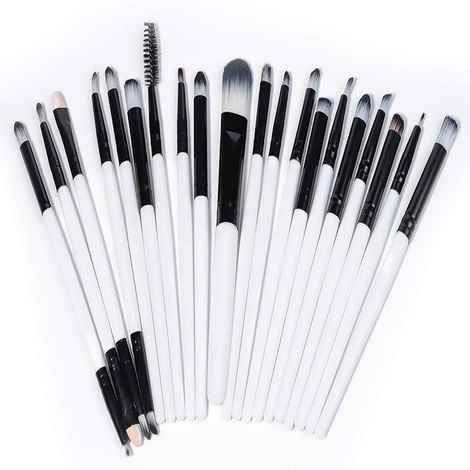 Buy Ronzille Makeup Brush Set Of 20 Pcs White - Purplle