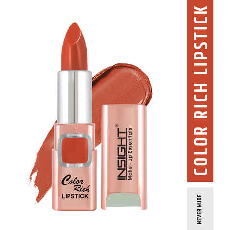 Buy Insight Color Rich Liptick (L-23)_04 Never Nude (Matte) 3 ml - Purplle