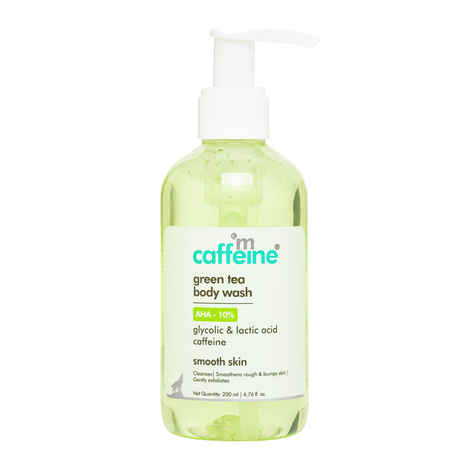 Buy mCaffeine Green Tea Body Wash With AHA -10% - 200 ml - Purplle