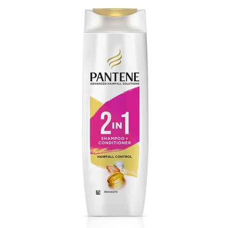 Buy Pantene 2 In 1 Hairfall Control Shampoo + Conditioner (340ml) - Purplle