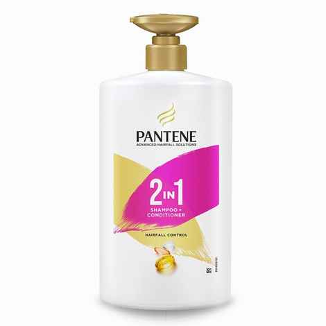 Buy Pantene 2 In 1 Advanced Hairfall Control Shampoo + Conditioner (1L) - Purplle