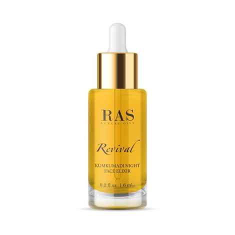 Buy RAS Luxury Oils Revival Kumkumadi Night Face Elixir (6 ml) - Purplle