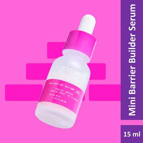 Buy Glow Hub | Mini Barrier Builder Serum (15 ml) | Ceramides, amino & fatty acids | Soothing & Strengthening - Purplle