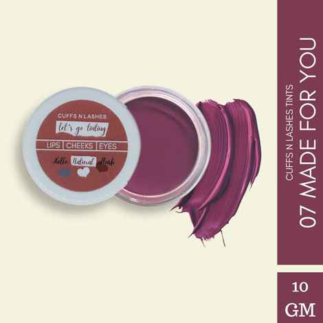 Buy Cuffs N Lashes Let's Go Tinting | Lip, Cheek, Eye Tint | Made For You, 07 - 10 gm - Purplle