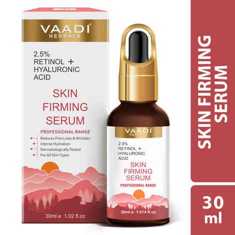 Buy Vaadi Herbals Skin Firming Serum With 2.5% Retinol & Hyaluronic Acid - 30 ml - Purplle