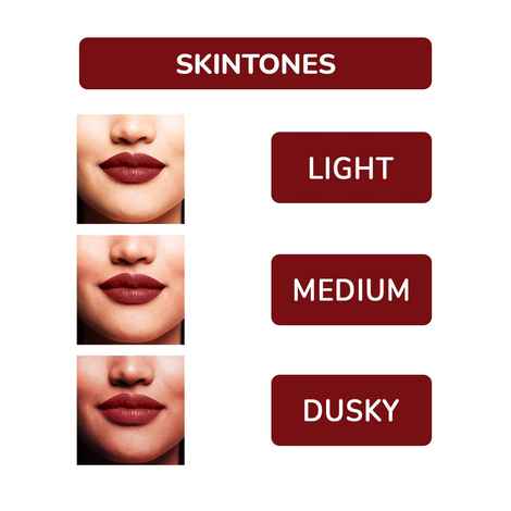 Buy Mattlook Freebie Lip Makeup Temptation Liquid Matte Lipstick, Wine, (5 ml) - Purplle