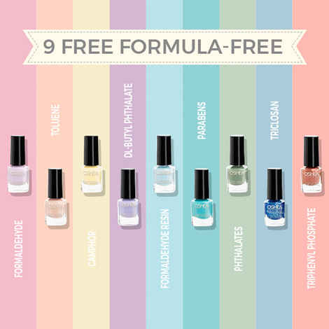 Buy Oshea HerbalsNail Enamel 09 Love Splash 10Milliliters pack of 2 - Purplle