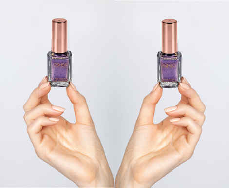 Buy Oshea HerbalsNail Enamel 13 Titanic Purple 10Milliliters pack of 2 - Purplle