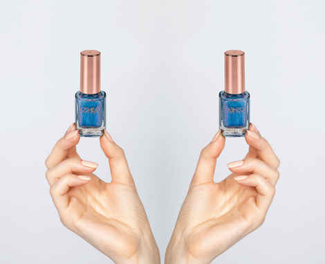 Buy Oshea HerbalsNail Enamel 14 Titanic Blue 10Milliliters pack of 2 - Purplle