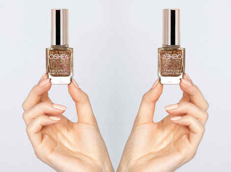 Buy Oshea HerbalsNail Enamel 48 Sparkle Red 10Milliliters pack of 2 - Purplle