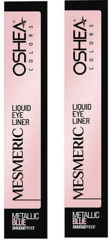 Buy OSHEA HERBALS Mesmeric Liquid Eye Liner( Metallic Blue ) pack of 2 - Purplle