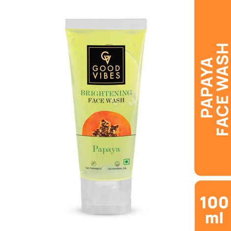 Good Vibes Brightening Papaya Face Wash (100 ml)