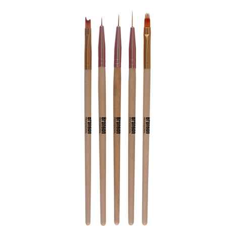 Buy Bronson Professional Nail Art Brush Tool Set (pack of 5) - Purplle