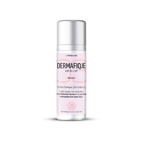 Buy Dermafique Hydratonique Gel Creme with Shea Butter a€“ 30 gm, Glycerine and Vitamin E, Moisturizer for Face with Ultra Light Gel Formula - Purplle