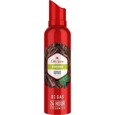 Buy Old Spice Timber No Gas Deodorant Body Spray Perfume (140 ml) - Purplle