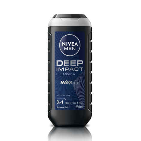 Buy Nivea Men Deep Impact Cleansing Shower Gel (250 ml) - Purplle