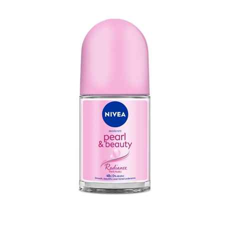 Buy Nivea Deo Roll-on- White Pearls & 0% Alcohol , for Smooth Underarms, 48H freshness and odour protection (25 ml) - Purplle