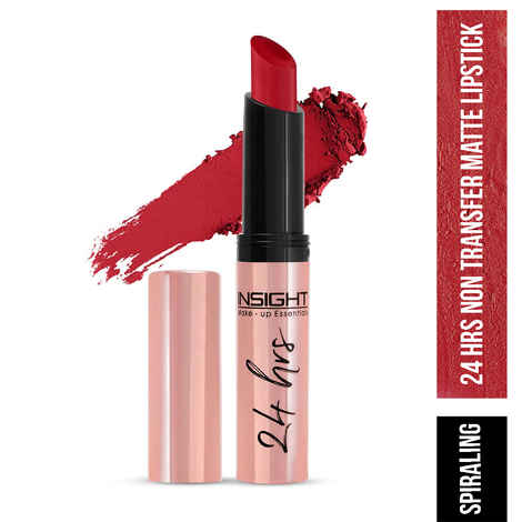 Buy INSIGHT COSMETICS 24 HRS NON TRANSFER MATTE LIPSTICK (LL-03)_SPIRALING (14) - Purplle