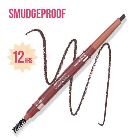 Buy INSIGHT COSMETICS SMUDGE FREE EYEBROW PENCIL_BROWN (0.5 g) - Purplle