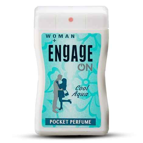 Buy Engage ON Cool Aqua Pocket Perfume for Women, 17 ml - Purplle