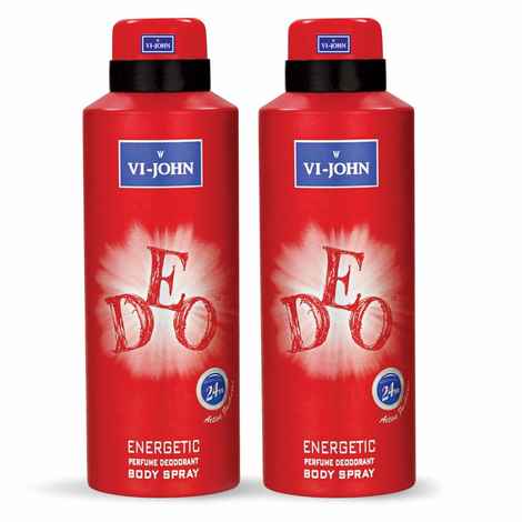 Buy VI-JOHN Irresistible Scent Fresh & Soothing Good Fragrance Energetic Deo (pack of 2) 175 ml each - Purplle