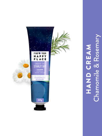 Buy Find Your Happy Place - Under The Starlit Sky Scented Hand Cream Chamomile & Rosemary 30g - Purplle