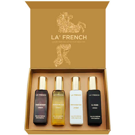 Buy La French Oud Luxury Perfume Gift Set for Diwali - Gift for Men & Gift for Women 80 ml - Purplle