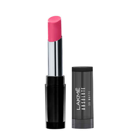 Buy Lakme Absolute 3D Lipstick 22Pink Buzz - 23 ml - Purplle