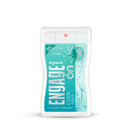 Buy Engage ON Cool Aqua Pocket Perfume For Women, Floral & Lavender Fragrance Scent, Skin Friendly,17/ 18 ml - Purplle