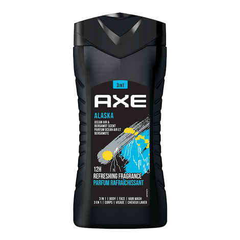 Buy Axe Alaska 3 In 1 Body, Face & Hair Wash for Men, Long-Lasting Fragrance, 250ml - Purplle