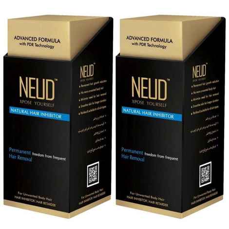 Buy NEUD Natural Hair Inhibitor for Men & Women – 2 Packs (80 gm each) - Purplle